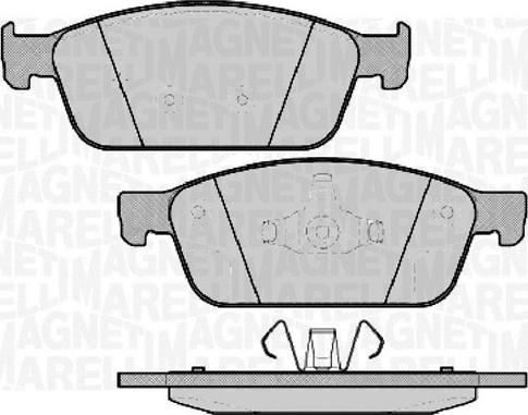 Magneti Marelli 363916060743 - Kit pastiglie freno, Freno a disco www.autoricambit.com