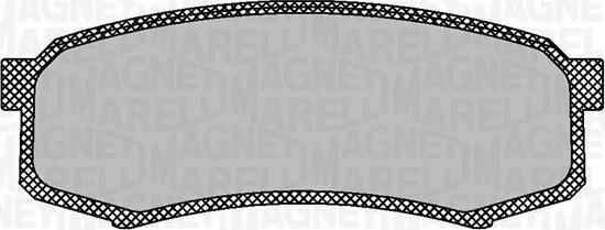 Magneti Marelli 363916060705 - Kit pastiglie freno, Freno a disco www.autoricambit.com