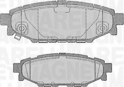 Magneti Marelli 363916060700 - Kit pastiglie freno, Freno a disco www.autoricambit.com