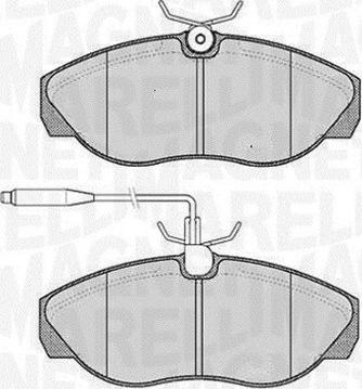 Magneti Marelli 363916060789 - Kit pastiglie freno, Freno a disco www.autoricambit.com