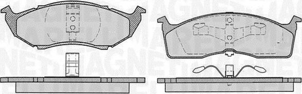 Magneti Marelli 363916060785 - Kit pastiglie freno, Freno a disco www.autoricambit.com