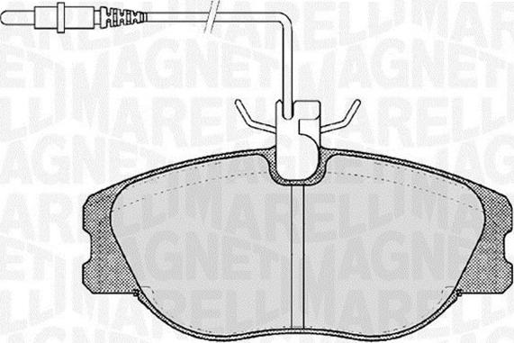 Magneti Marelli 363916060787 - Kit pastiglie freno, Freno a disco www.autoricambit.com