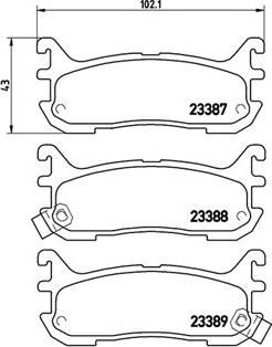 Magneti Marelli 363700449021 - Kit pastiglie freno, Freno a disco www.autoricambit.com