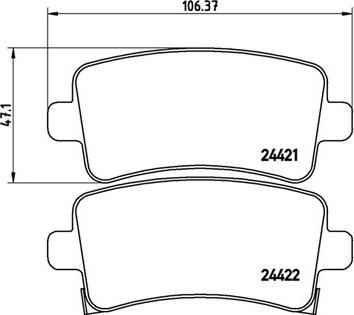 Magneti Marelli 363700459059 - Kit pastiglie freno, Freno a disco www.autoricambit.com