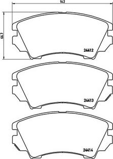 Magneti Marelli 363700459055 - Kit pastiglie freno, Freno a disco www.autoricambit.com