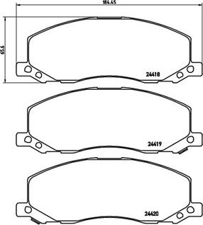 Magneti Marelli 363700459058 - Kit pastiglie freno, Freno a disco www.autoricambit.com