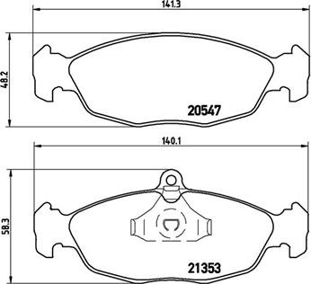 Magneti Marelli 363700459011 - Kit pastiglie freno, Freno a disco www.autoricambit.com