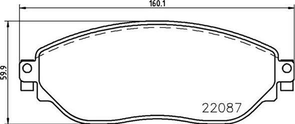 Magneti Marelli 363700459082 - Kit pastiglie freno, Freno a disco www.autoricambit.com