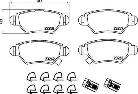 Magneti Marelli 363700459031 - Kit pastiglie freno, Freno a disco www.autoricambit.com