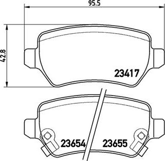 Magneti Marelli 363700459038 - Kit pastiglie freno, Freno a disco www.autoricambit.com