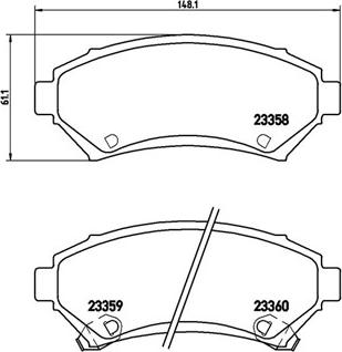 ATE 608002 - Kit pastiglie freno, Freno a disco www.autoricambit.com