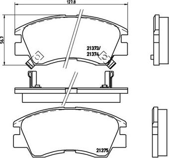 Magneti Marelli 363700454008 - Kit pastiglie freno, Freno a disco www.autoricambit.com