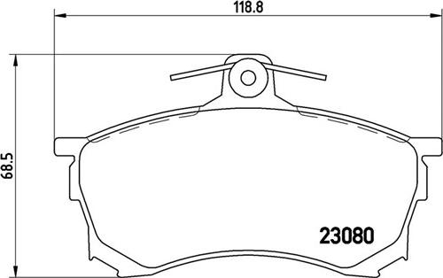 Magneti Marelli 363700454021 - Kit pastiglie freno, Freno a disco www.autoricambit.com