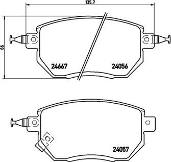 Magneti Marelli 363700456051 - Kit pastiglie freno, Freno a disco www.autoricambit.com