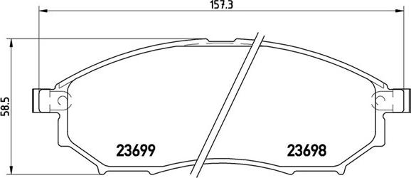 Magneti Marelli 363700456058 - Kit pastiglie freno, Freno a disco www.autoricambit.com