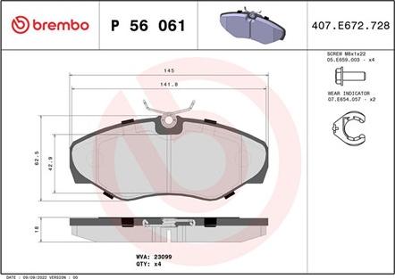 Magneti Marelli 363700456061 - Kit pastiglie freno, Freno a disco www.autoricambit.com