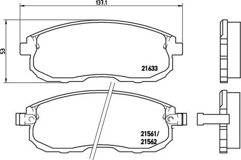 Magneti Marelli 363700456021 - Kit pastiglie freno, Freno a disco www.autoricambit.com