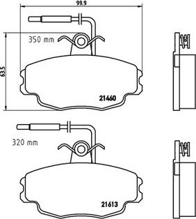 Magneti Marelli 363700461043 - Kit pastiglie freno, Freno a disco www.autoricambit.com