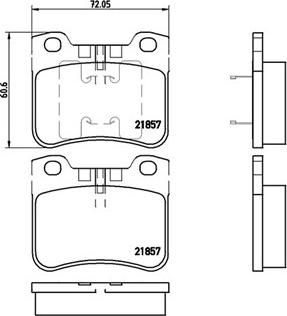 Magneti Marelli 363700461059 - Kit pastiglie freno, Freno a disco www.autoricambit.com