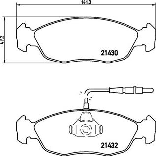 Magneti Marelli 363700461054 - Kit pastiglie freno, Freno a disco www.autoricambit.com