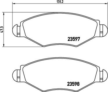 Magneti Marelli 363700461063 - Kit pastiglie freno, Freno a disco www.autoricambit.com