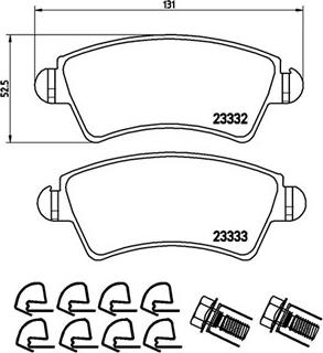 Magneti Marelli 363700461067 - Kit pastiglie freno, Freno a disco www.autoricambit.com