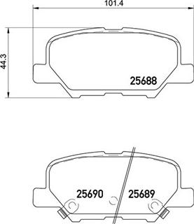 Magneti Marelli 363700461111 - Kit pastiglie freno, Freno a disco www.autoricambit.com