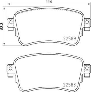 Magneti Marelli 363700461133 - Kit pastiglie freno, Freno a disco www.autoricambit.com