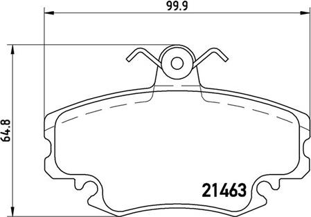 Magneti Marelli 363700468008 - Kit pastiglie freno, Freno a disco www.autoricambit.com