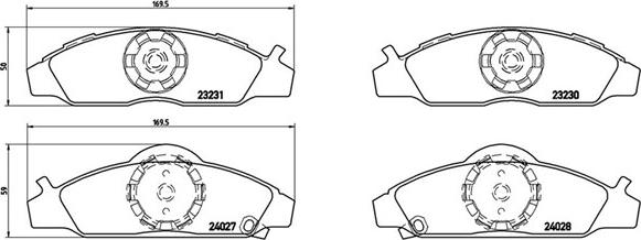 Magneti Marelli 363700415008 - Kit pastiglie freno, Freno a disco www.autoricambit.com