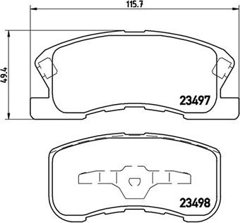 Magneti Marelli 363700416008 - Kit pastiglie freno, Freno a disco www.autoricambit.com