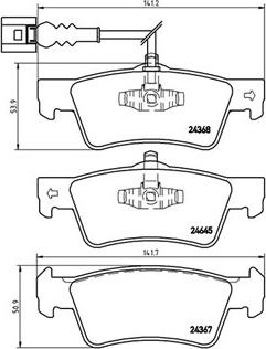 Magneti Marelli 363700485091 - Kit pastiglie freno, Freno a disco www.autoricambit.com