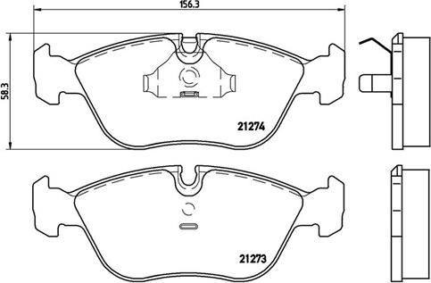 Magneti Marelli 363700486013 - Kit pastiglie freno, Freno a disco www.autoricambit.com