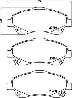 Magneti Marelli 363700483046 - Kit pastiglie freno, Freno a disco www.autoricambit.com