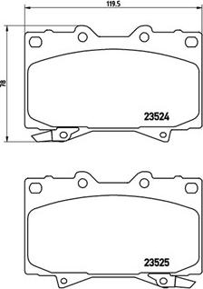 BOSCH 986TB2348 - Kit pastiglie freno, Freno a disco www.autoricambit.com