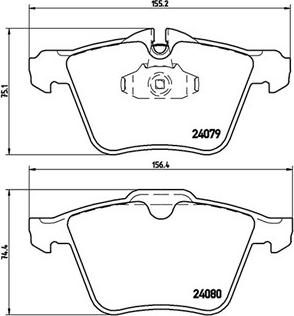 HELLA T1584 - Kit pastiglie freno, Freno a disco www.autoricambit.com