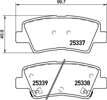 Magneti Marelli 363700430094 - Kit pastiglie freno, Freno a disco www.autoricambit.com