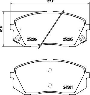 Magneti Marelli 363700530056 - Kit pastiglie freno, Freno a disco www.autoricambit.com