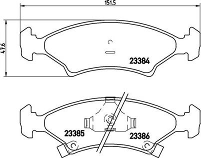 Magneti Marelli 363700430009 - Kit pastiglie freno, Freno a disco www.autoricambit.com