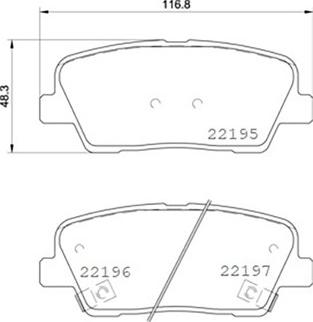 Magneti Marelli 363700430105 - Kit pastiglie freno, Freno a disco www.autoricambit.com