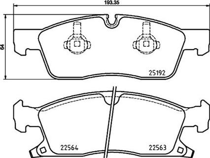 Magneti Marelli 363700437022 - Kit pastiglie freno, Freno a disco www.autoricambit.com