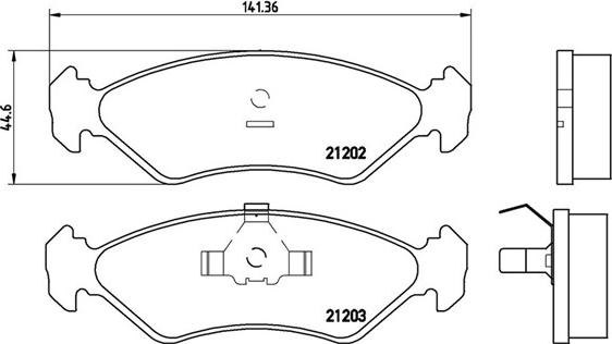 Magneti Marelli 363700424028 - Kit pastiglie freno, Freno a disco www.autoricambit.com