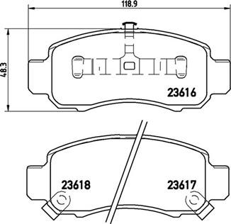 Magneti Marelli 363700428033 - Kit pastiglie freno, Freno a disco www.autoricambit.com