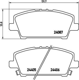 AISIN SN996P - Kit pastiglie freno, Freno a disco www.autoricambit.com