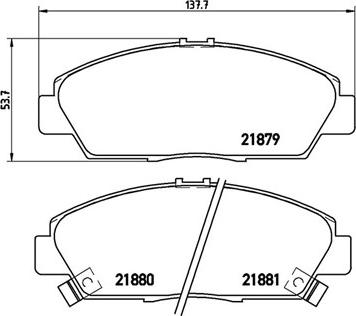 Magneti Marelli 363700428021 - Kit pastiglie freno, Freno a disco www.autoricambit.com