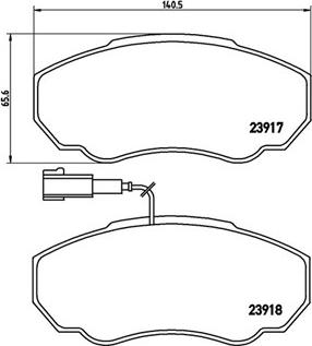 Magneti Marelli 363700423091 - Kit pastiglie freno, Freno a disco www.autoricambit.com