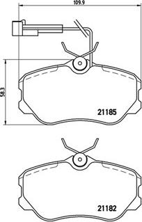 Magneti Marelli 363700423045 - Kit pastiglie freno, Freno a disco www.autoricambit.com