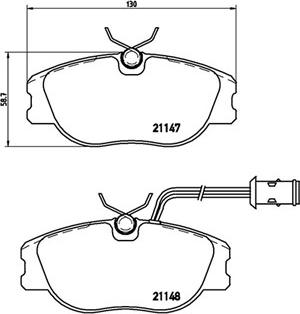 Magneti Marelli 363700423041 - Kit pastiglie freno, Freno a disco www.autoricambit.com