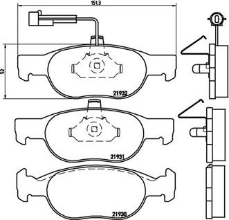 Magneti Marelli 363700423057 - Kit pastiglie freno, Freno a disco www.autoricambit.com