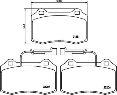 Magneti Marelli 363700423074 - Kit pastiglie freno, Freno a disco www.autoricambit.com